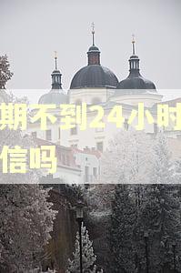 逾期不到24小时上征信吗