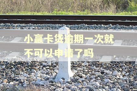 小赢卡贷逾期一次就不可以申请了吗