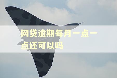 网贷逾期每月一点一点还可以吗