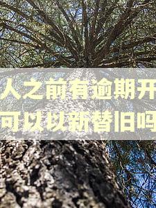 法人之前有逾期开公户可以以新替旧吗