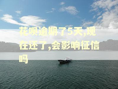 花呗逾期了5天,现在还了,会影响征信吗