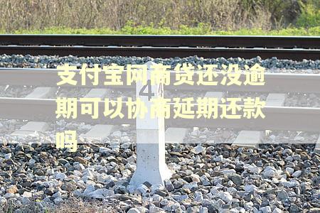 支付宝网商贷还没逾期可以协商延期还款吗 支付宝网商贷还没逾期可以协商延期还款吗