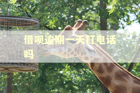 借呗逾期一天打电话吗