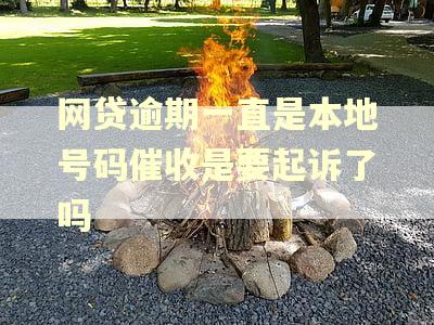网贷逾期一直是本地号码催收是要起诉了吗