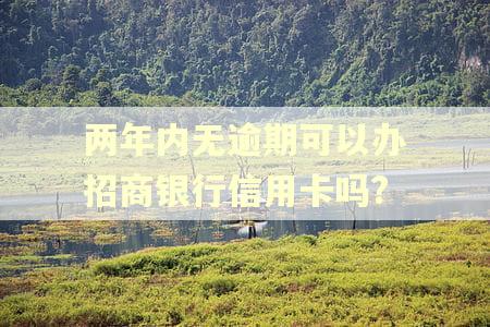 两年内无逾期可以办招商银行信用卡吗?