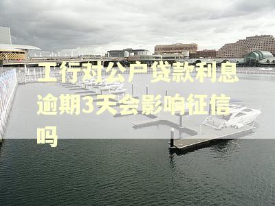 工行对公户贷款利息逾期3天会影响征信吗 工行对公户贷款利息逾期3天会影响征信吗