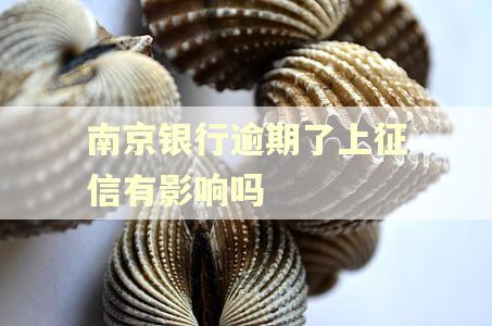 南京银行逾期了上征信有影响吗 南京银行逾期了上征信有影响吗