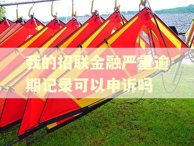 我的招联金融严重逾期记录可以申诉吗