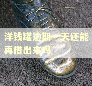 洋钱罐逾期一天还能再借出来吗