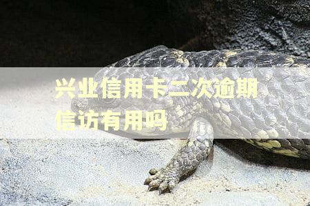 兴业信用卡二次逾期信访有用吗