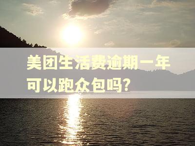 美团生活费逾期一年可以跑众包吗? 美团生活费逾期一年可以跑众包吗?