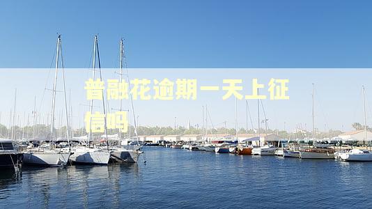 普融花逾期一天上征信吗