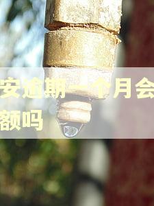 平安逾期一个月会被降额吗
