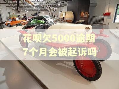 花呗欠5000逾期7个月会被起诉吗