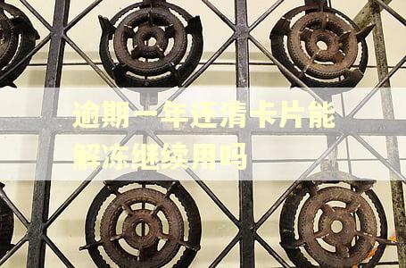 逾期一年还清卡片能解冻继续用吗