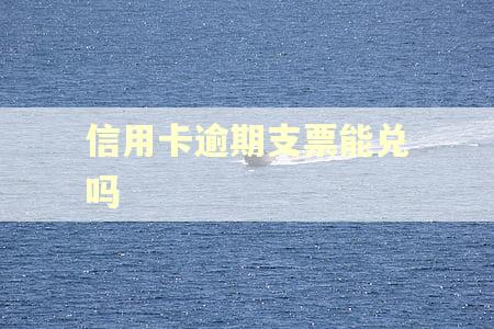 信用卡逾期支票能兑吗