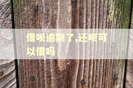 借呗逾期了,还呗可以借吗