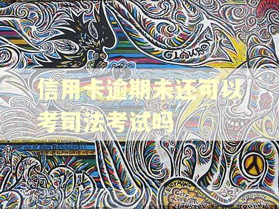 信用卡逾期未还可以考司法考试吗