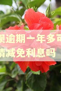 借呗逾期一年多可以申请减免利息吗