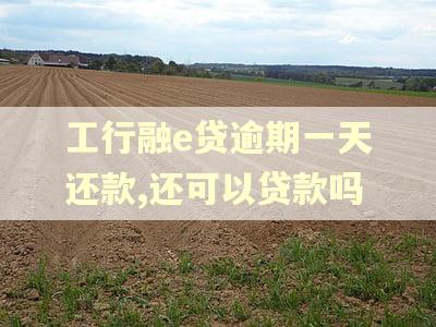 工行融e贷逾期一天还款,还可以贷款吗