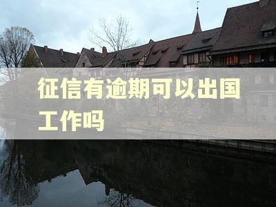 征信有逾期可以出国工作吗 征信有逾期可以出国工作吗