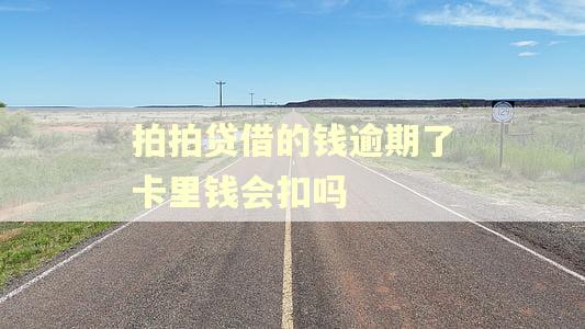 拍拍贷借的钱逾期了卡里钱会扣吗