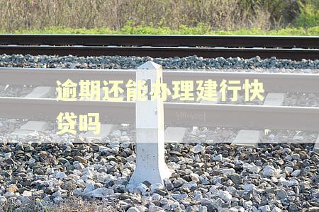逾期还能办理建行快贷吗