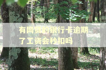 有网贷的银行卡逾期了工资会秒扣吗