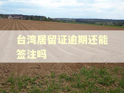 台湾居留证逾期还能签注吗