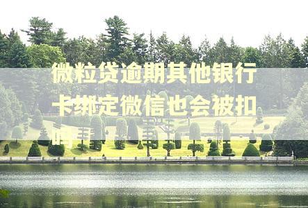微粒贷逾期其他银行卡绑定微信也会被扣吗 微粒贷逾期其他银行卡绑定微信也会被扣吗