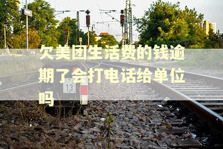 欠美团生活费的钱逾期了会打电话给单位吗