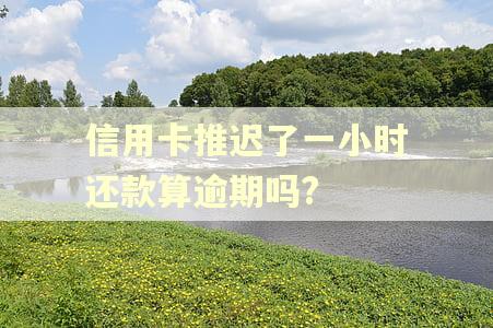 信用卡推迟了一小时还款算逾期吗?