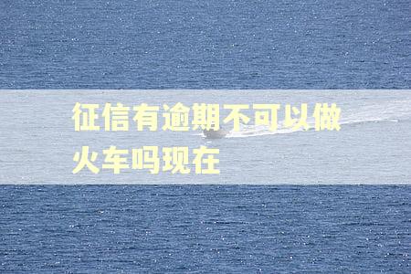 征信有逾期不可以做火车吗现在