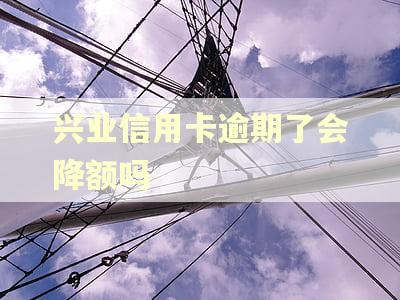 兴业信用卡逾期了会降额吗