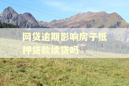 网贷逾期影响房子抵押贷款续贷吗