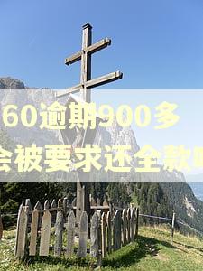 360逾期900多会被要求还全款吗