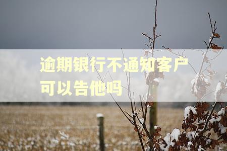 逾期银行不通知客户可以告他吗