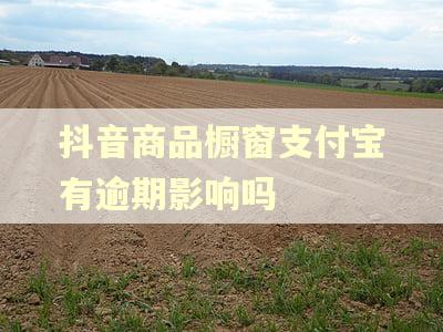 抖音商品橱窗支付宝有逾期影响吗