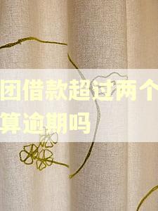 美团借款超过两个小时算逾期吗