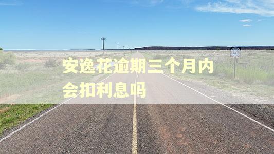 安逸花逾期三个月内会扣利息吗