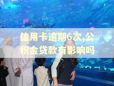 信用卡逾期6次,公积金贷款有影响吗