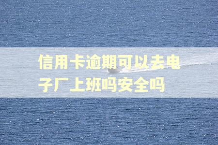 信用卡逾期可以去电子厂上班吗安全吗