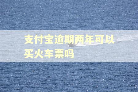 支付宝逾期两年可以买火车票吗