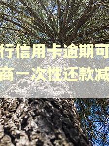 招行信用卡逾期可以协商一次性还款减免吗