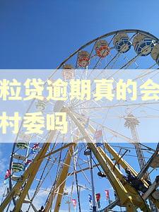 微粒贷逾期真的会告诉村委吗
