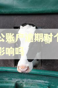 对公账户逾期对个人有影响吗