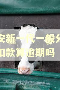 平安新一代一般分几次扣款算逾期吗