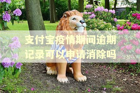 支付宝疫情期间逾期记录可以申请消除吗