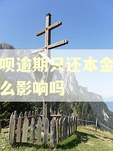 花呗逾期只还本金有什么影响吗