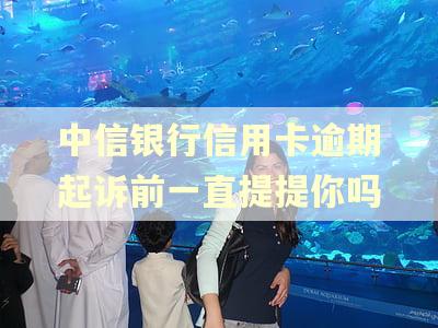 中信银行信用卡逾期起诉前一直提提你吗
